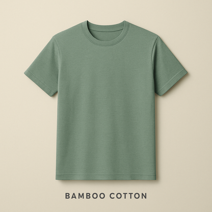 Bamboo cotton fabric t shirt for men