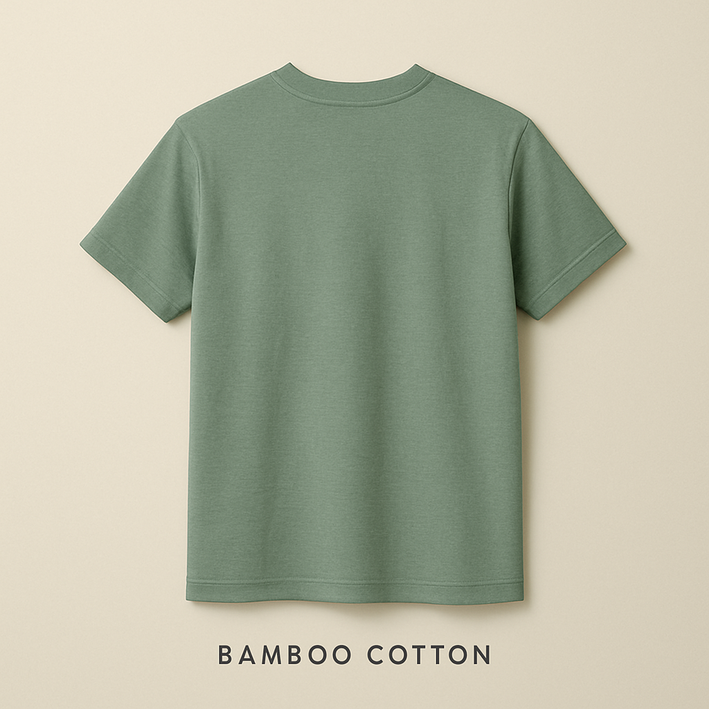 Bamboo cotton fabric t shirt for men